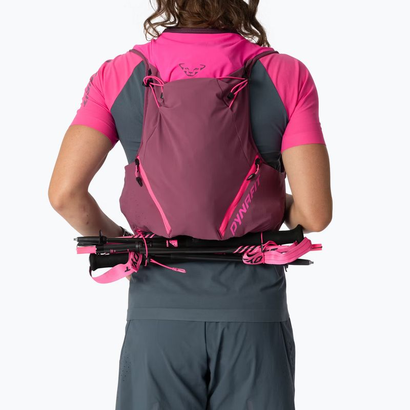 Laufweste DYNAFIT Alpine 15 Vest pink glo/amaranth 6