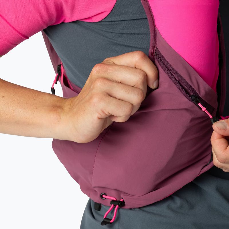 Laufweste DYNAFIT Alpine 15 Vest pink glo/amaranth 9