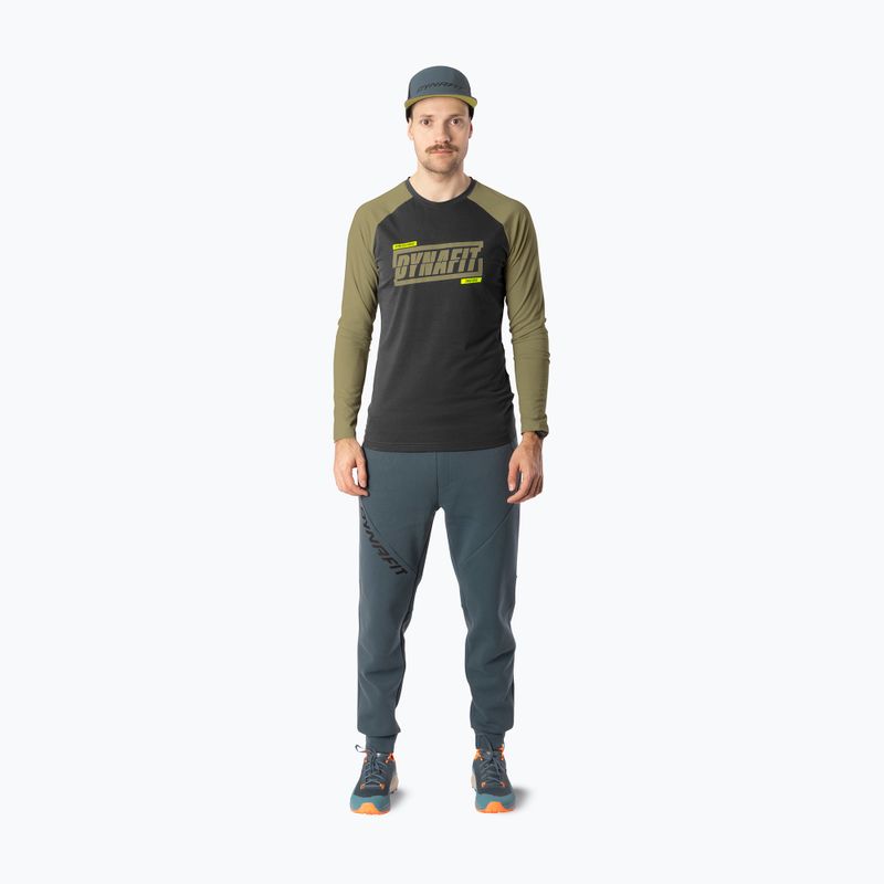 Lauf-Langarmshirt für Herren DYNAFIT 24/7 military green/0910 2