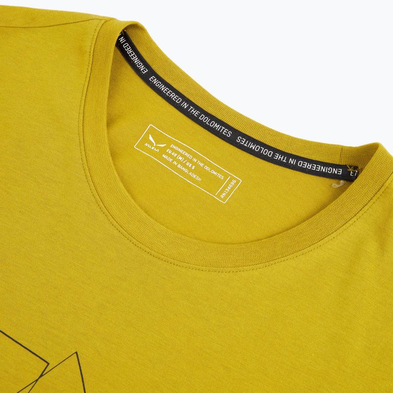 Herren-Shirt Salewa Eagle Geometric olive oil 3