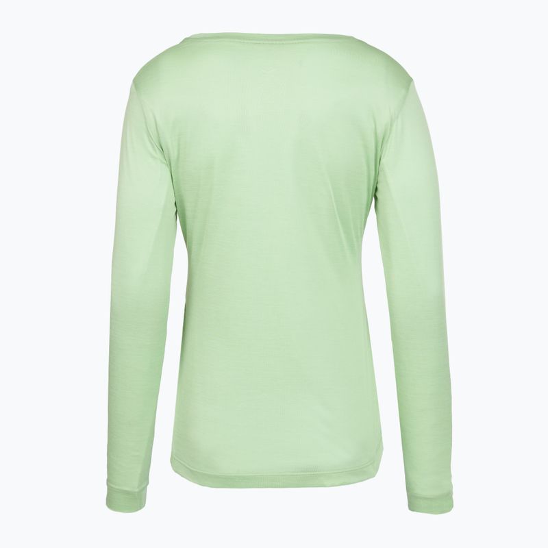 Damen-Trekking-Longsleeve Salewa Puez Melange Dry pastel green melange 2