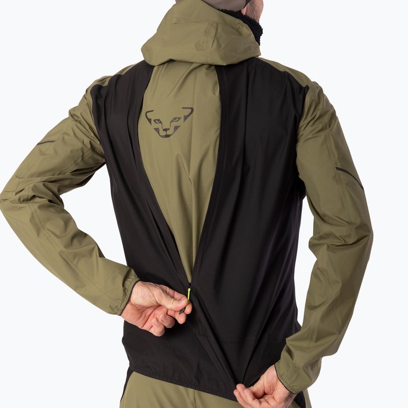 Laufjacke für Herren DYNAFIT Alpine 3L military green/0910 7