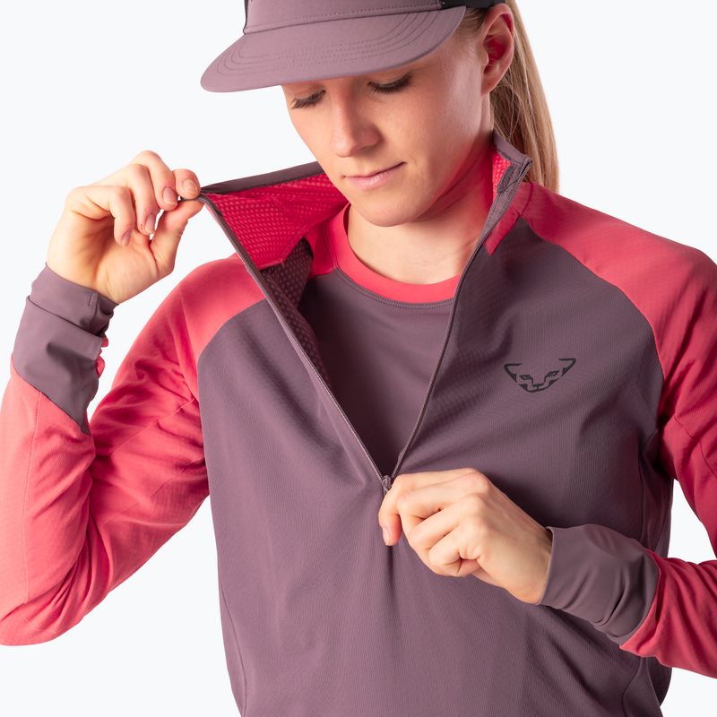 Laufpullover für Damen Dynafit Alpine LS 1/2 Zip Tee cabana/6A90 4