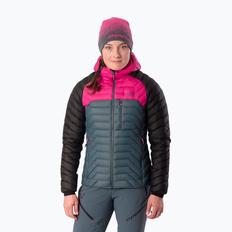 Damen-Skitourenjacke DYNAFIT Radical RDS Down Hooded Jacket black out/6550/0720