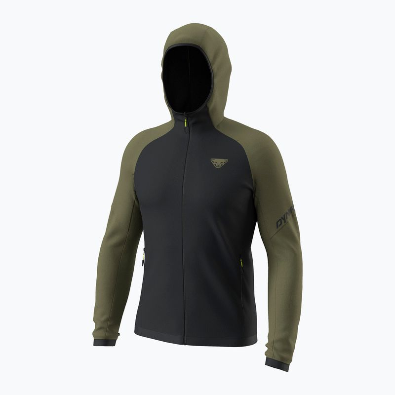 Herren Skitouren-Pullover DYNAFIT Radical Polartec Kapuze militärgrün/0910 4