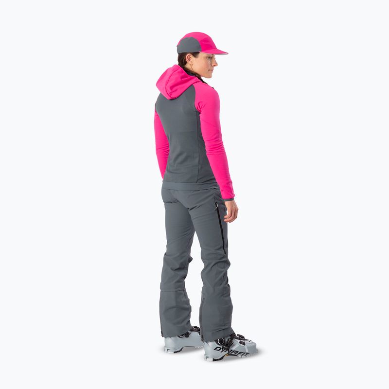 Damen Skitouren-Pullover DYNAFIT Radical Polartec Kapuze flamingo/0720 3