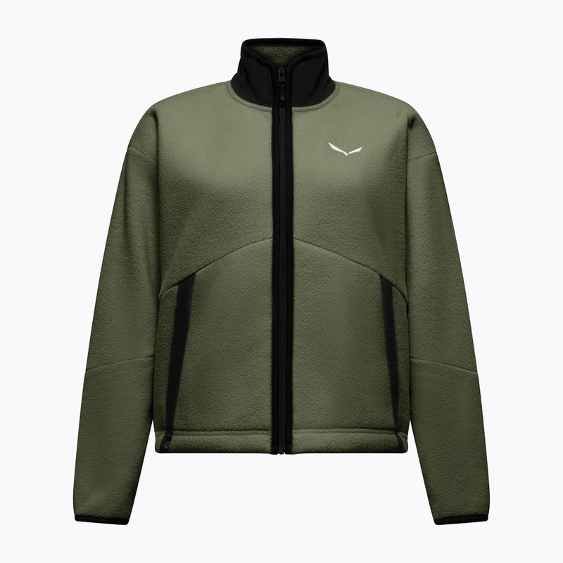 Fleecejacke für Damen Salewa Fanes Full Zip Faded Green