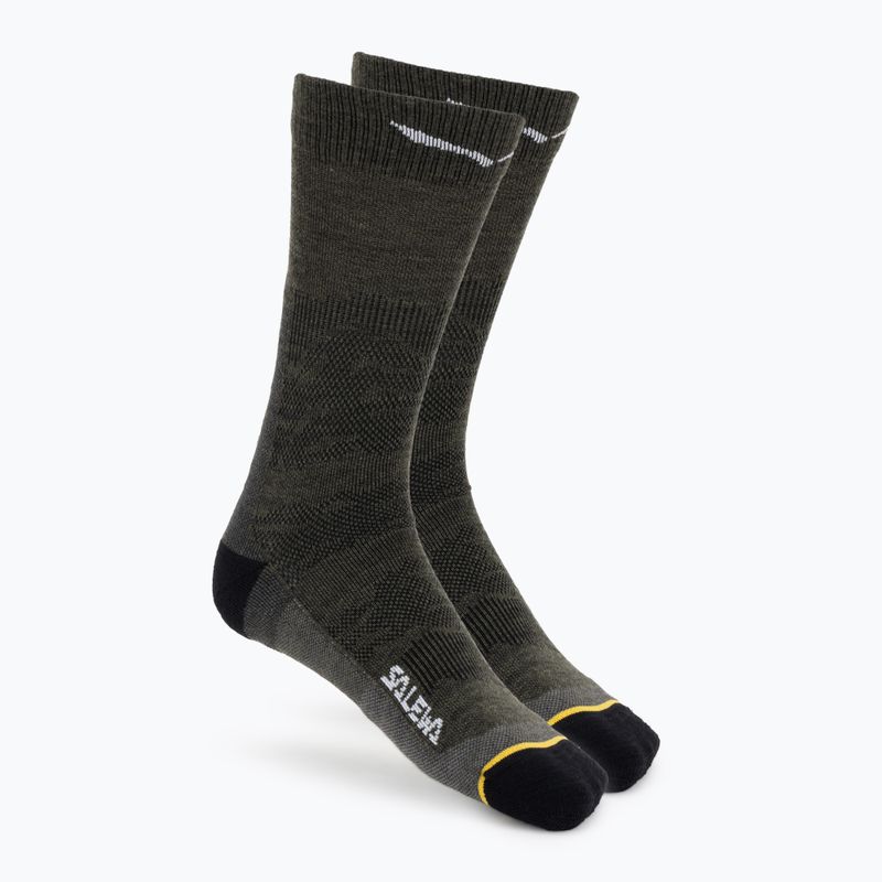 Herrensocken Salewa Ortles AM Crew dark olive