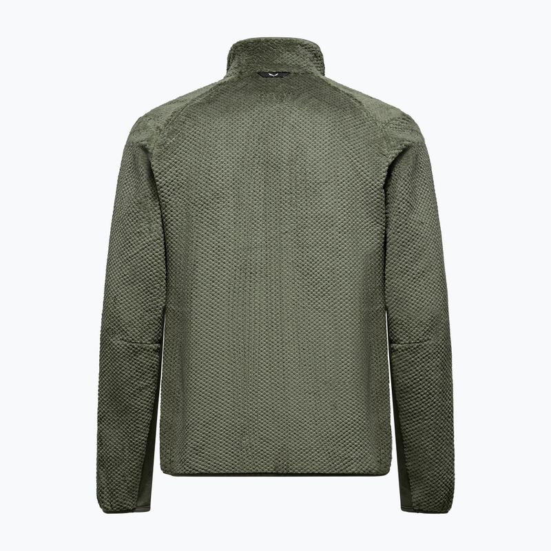 Herren-Trekkingsweatshirt Salewa Puez Warm Full Zip faded green 2