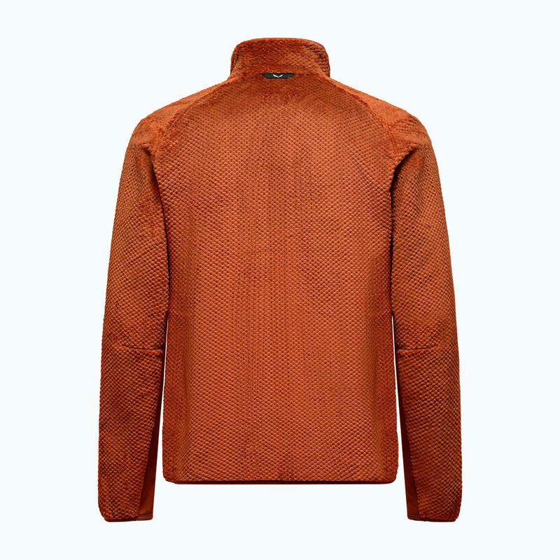 Herren-Trekkingsweatshirt Salewa Puez Warm Full Zip bombay brown 2