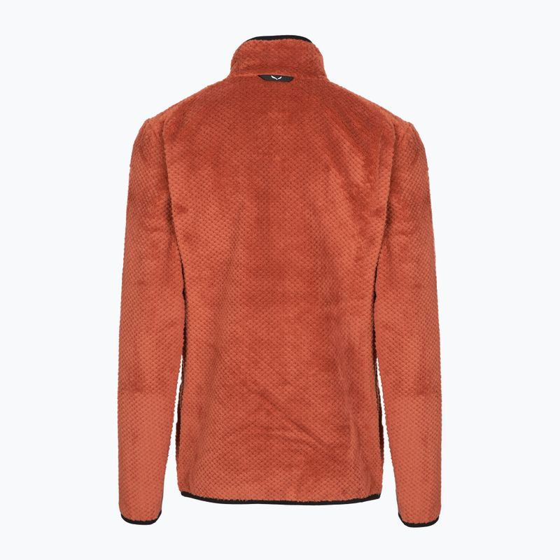 Damen-Trekkingsweatshirt Salewa Puez Warm Full Zip etruscan red 2