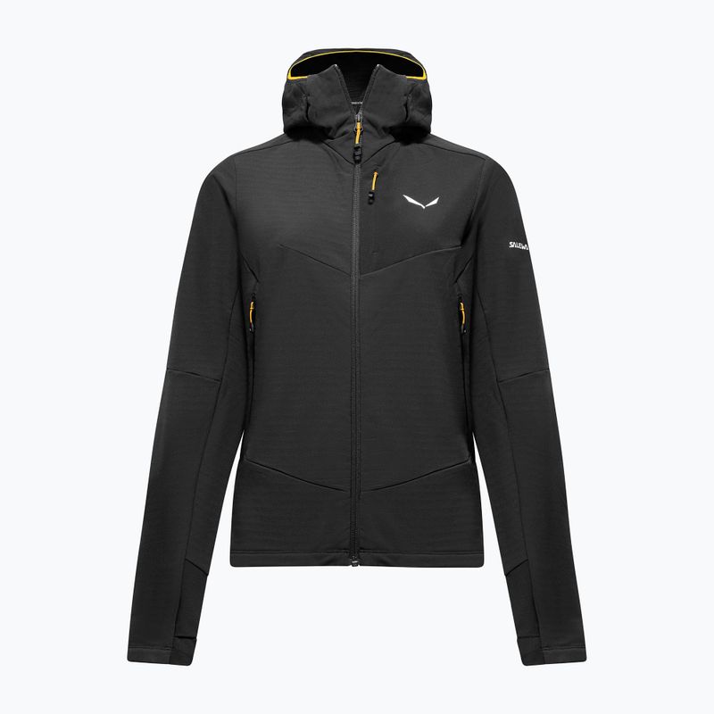 Fleecejacke für Damen Salewa Ortles Fleece Pro Hooded Black Out