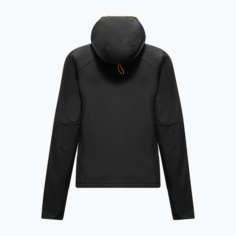 Fleecejacke für Damen Salewa Ortles Fleece Pro Hooded Black Out 2