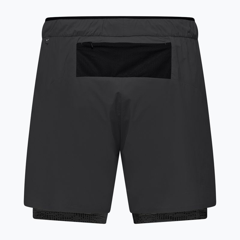 Herren-Trekking-Shorts Salewa Pedroc DST 2IN1 black out 2