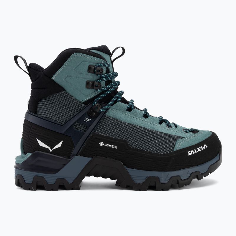Damen-Hochgebirgsschuhe Salewa MTN Trainer 3 Tech Mid GTX willow/orion blue 2