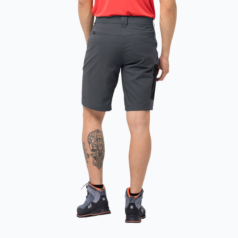 Jack Wolfskin Herren Active Track Trekkingshorts grau 1503791_6116 2