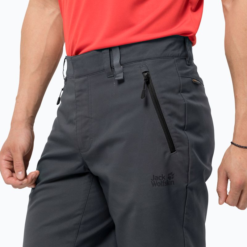 Jack Wolfskin Herren Active Track Trekkingshorts grau 1503791_6116 3