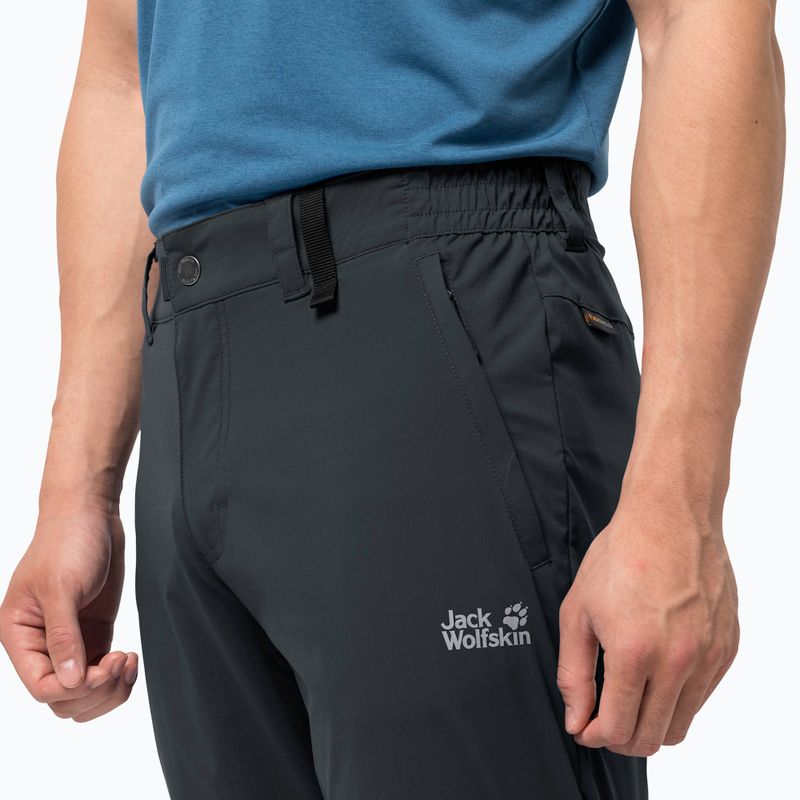 Jack Wolfskin Herren Activate Light Softshellhose dunkelgrau 1503772_6350 3