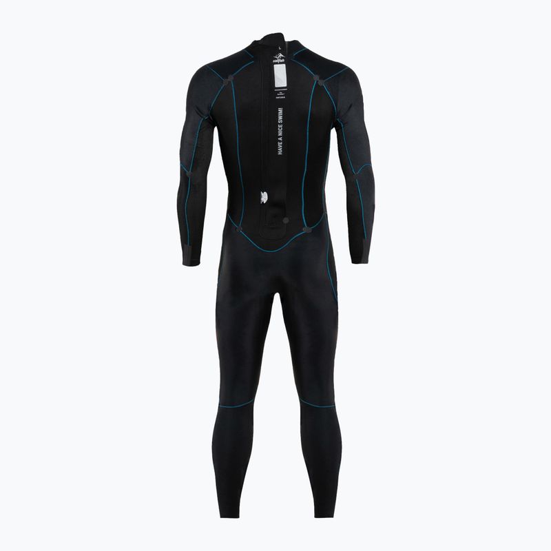 Herren Triathlon Neoprenanzug sailfish One 7 schwarz 5