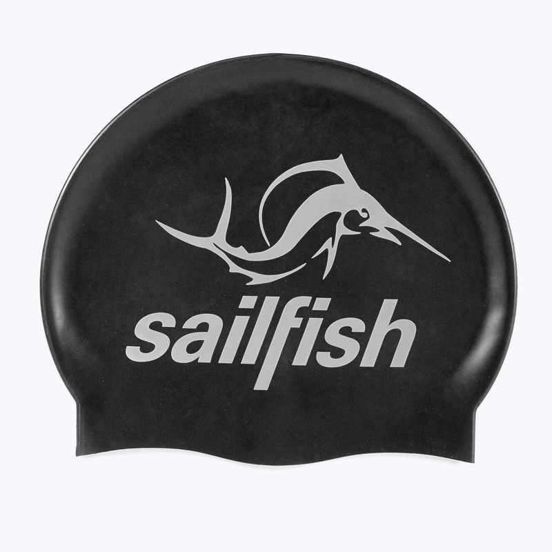 Segelfisch SILICONE CAP Badekappe schwarz 2