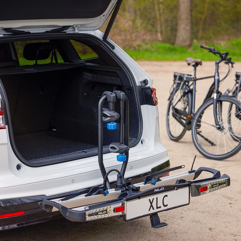 XLC Azura Xtra LED 2Bikes Gepäckträger silber/schwarz 15