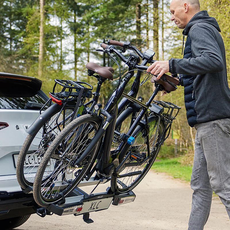 XLC Azura Xtra LED 2Bikes Gepäckträger silber/schwarz 17