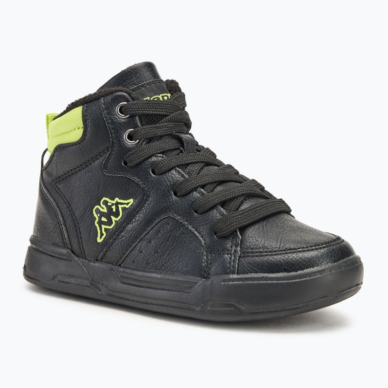Kinderschuhe Kappa Grafton black/lime