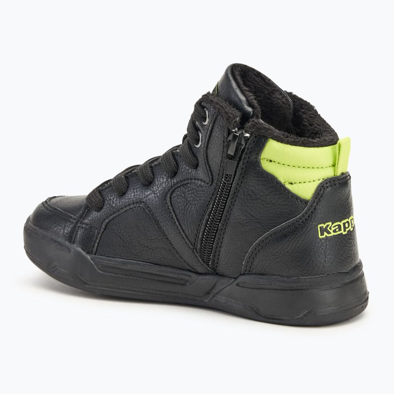 Kinderschuhe Kappa Grafton black/lime 3
