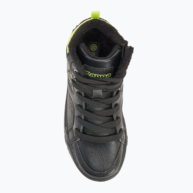 Kinderschuhe Kappa Grafton black/lime 5