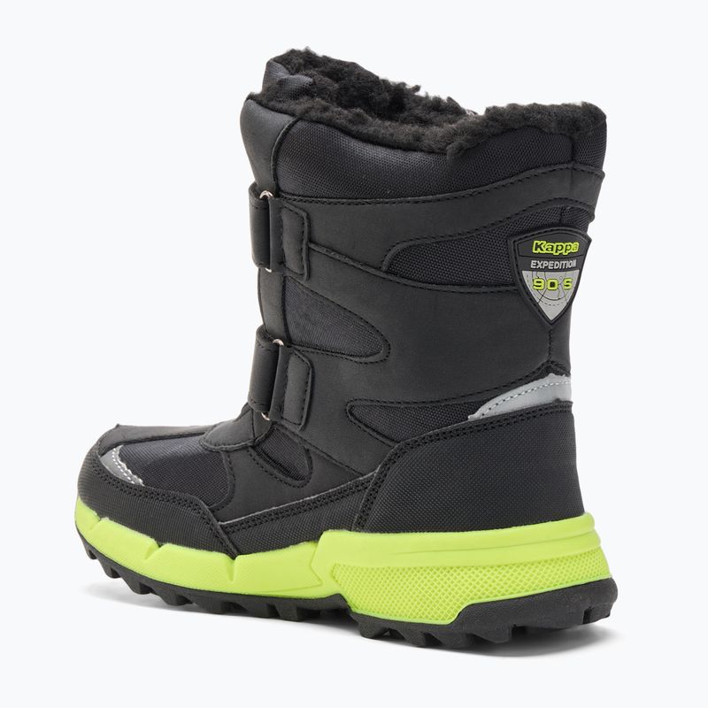 Kappa Cekis Tex schwarz/limone Kinder-Schneestiefel 3