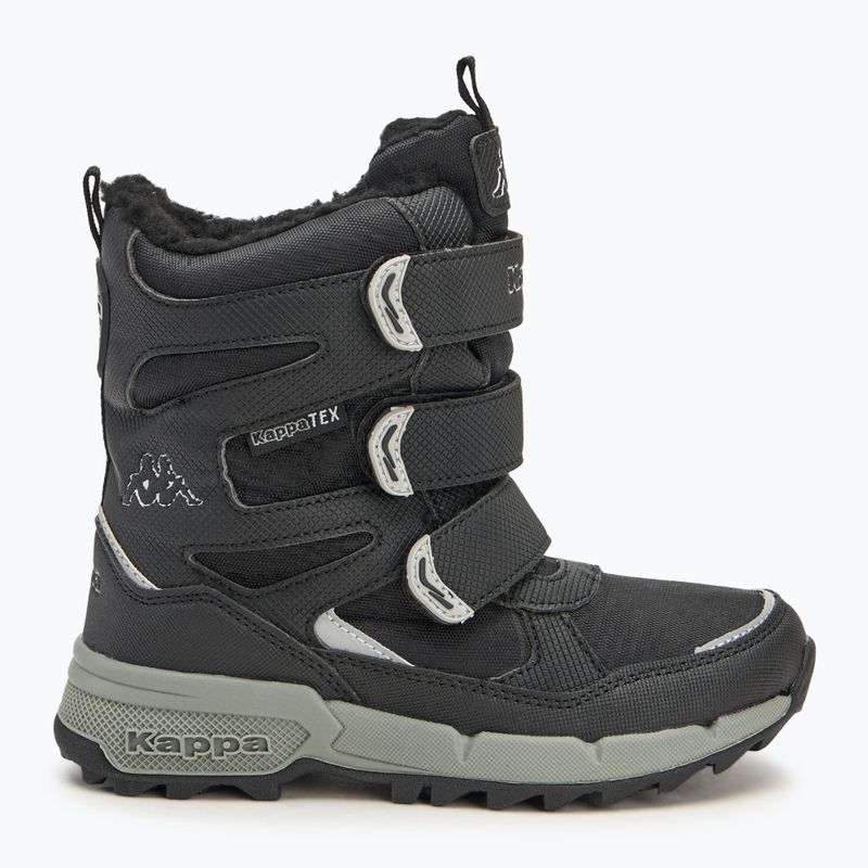 Kappa Vipos Tex schwarz/silberne Kinderschneestiefel 2