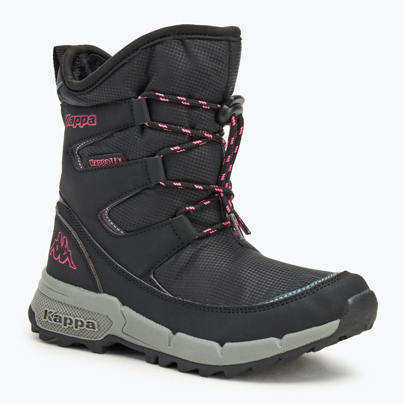 Kappa Youma Tex schwarz/rosa Kinderschneestiefel