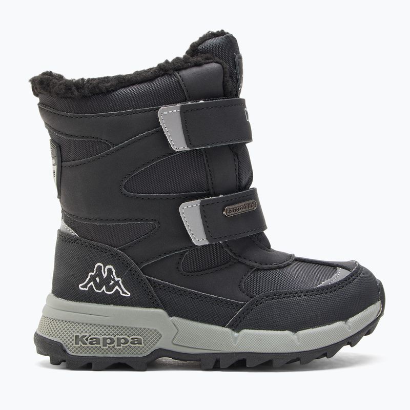 Kappa Cekis Tex schwarz/silberne Kinderschneestiefel 2