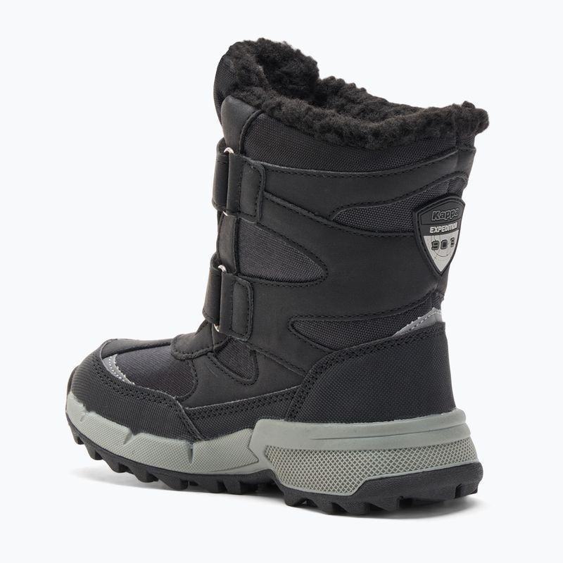 Kappa Cekis Tex schwarz/silberne Kinderschneestiefel 3