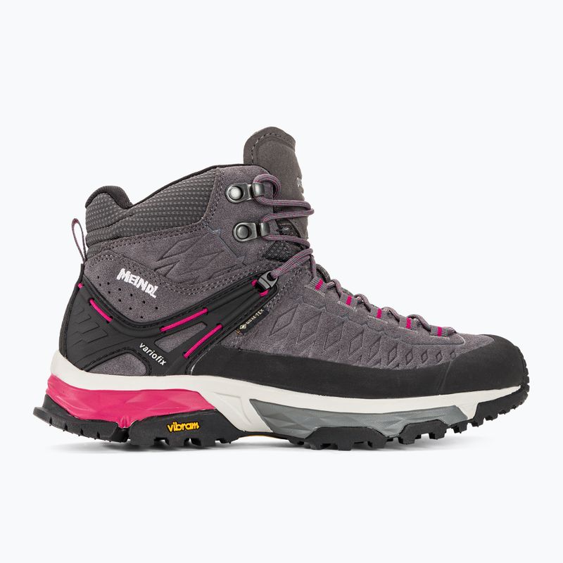 Damen-Trekkingstiefel Meindl Top Trail Lady Mid GTX grau/magenta 2