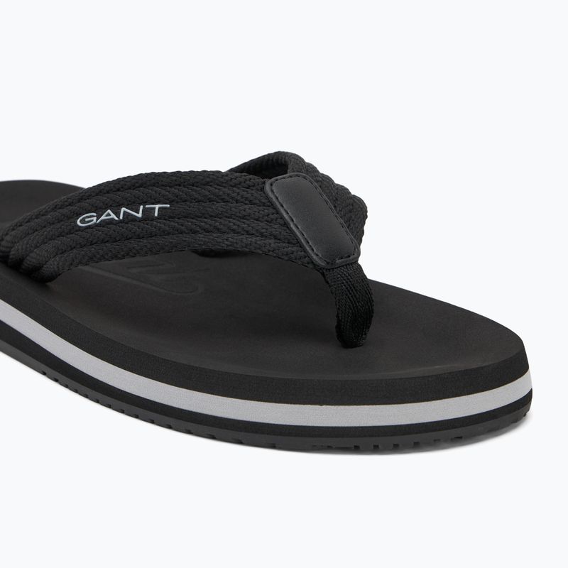 Herren GANT Brodale Flip Flops schwarz 7