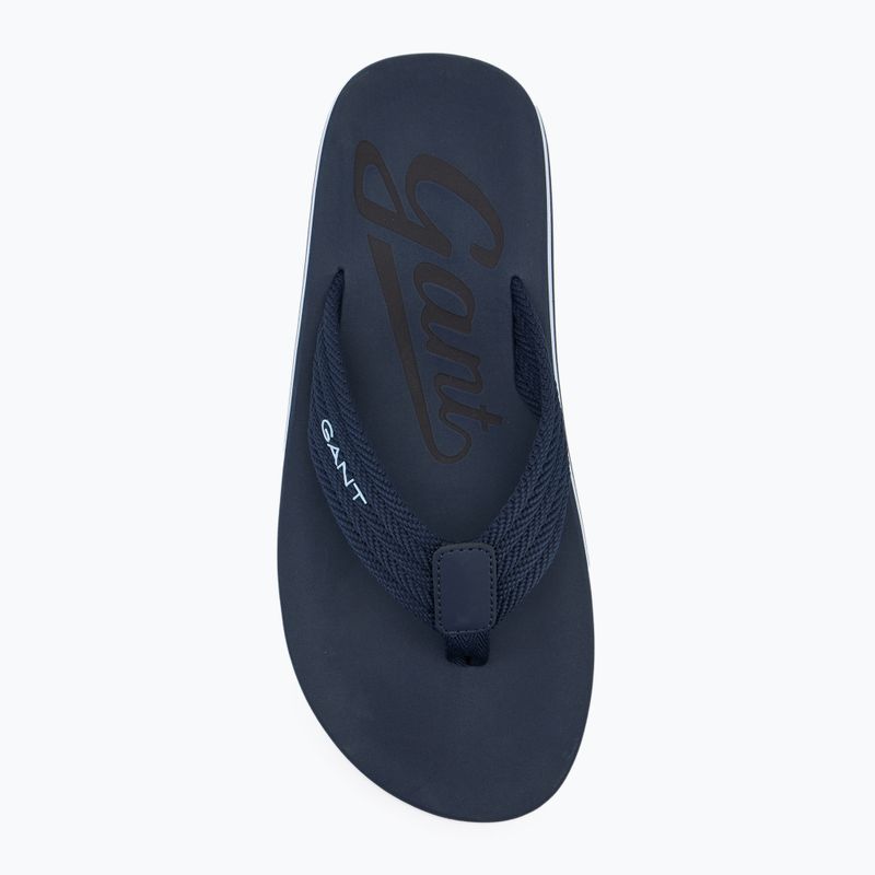 Herren GANT Brodale marine flip flops 5