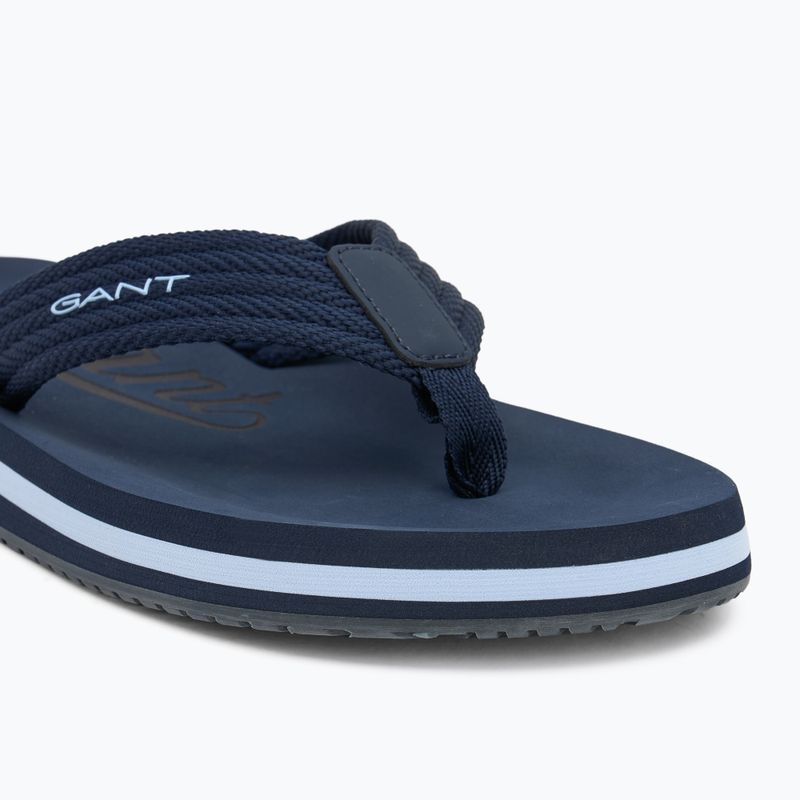 Herren GANT Brodale marine flip flops 7