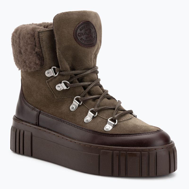 Damenschuhe GANT Snowmont warm olive green