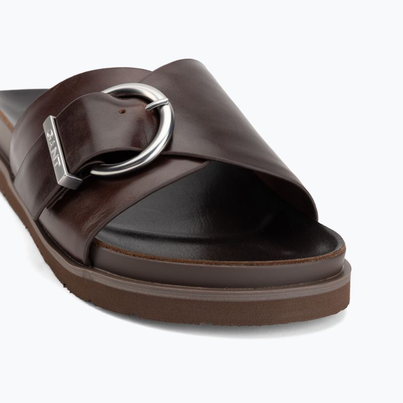 Damen-Pantoletten GANT Mardale dark brown 7