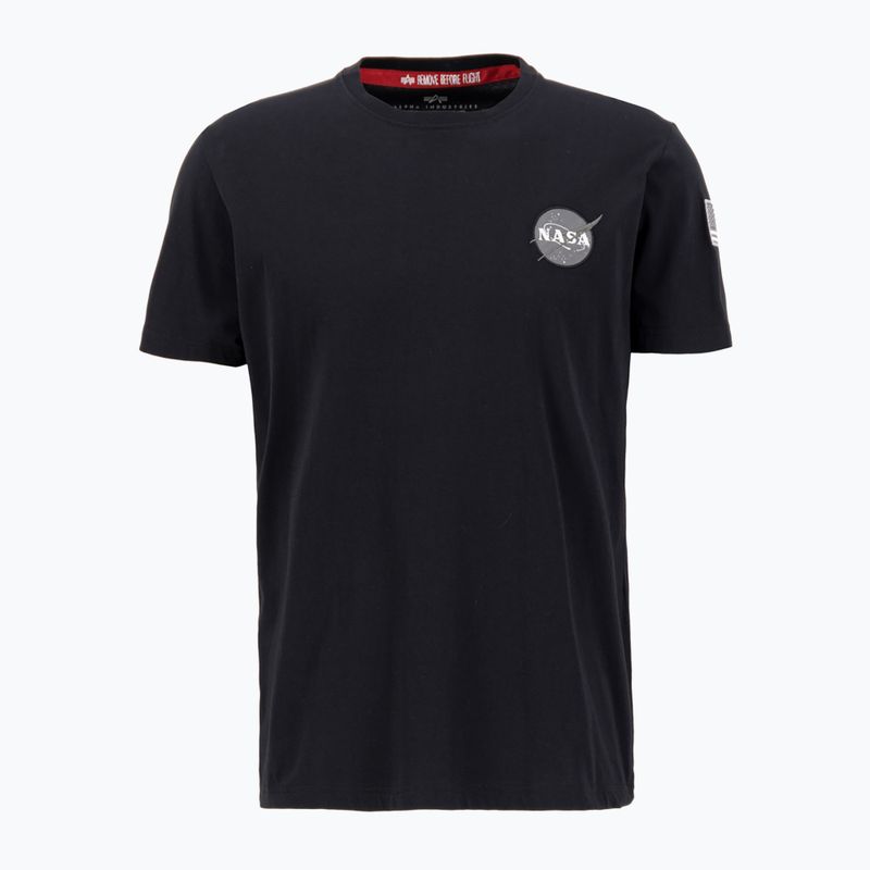 Alpha Industries Herren Space Shuttle T Shirt schwarz