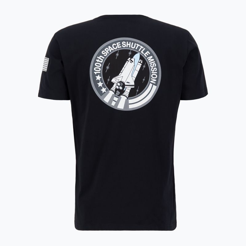 Alpha Industries Herren Space Shuttle T Shirt schwarz