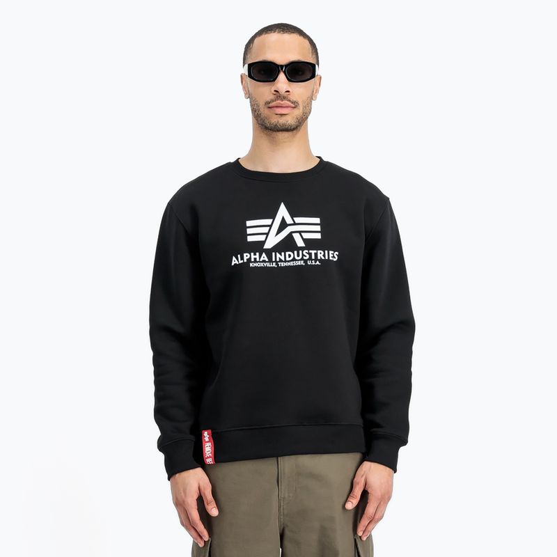Alpha Industries Herren Sweatshirt Basic schwarz