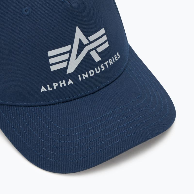 Herren Alpha Industries Basic Trucker Baseballmütze rep.blau 3