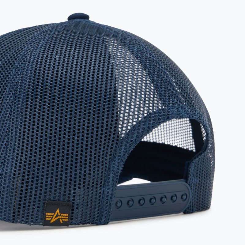 Herren Alpha Industries Basic Trucker Baseballmütze rep.blau 4