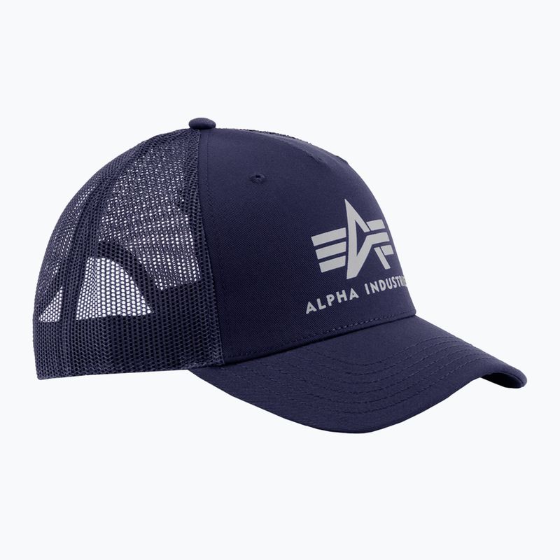 Herren Alpha Industries Basic Trucker Baseballmütze rep.blau