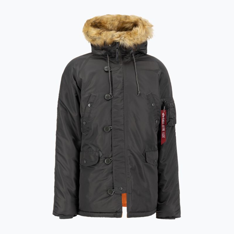 Alpha Industries Herrenjacke N-3B VF grau / schwarz