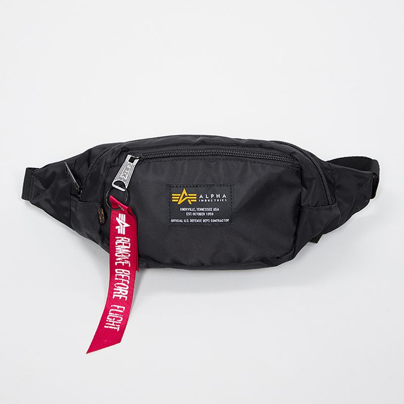 Alpha Industries Nierentasche Crew Taille schwarz 6