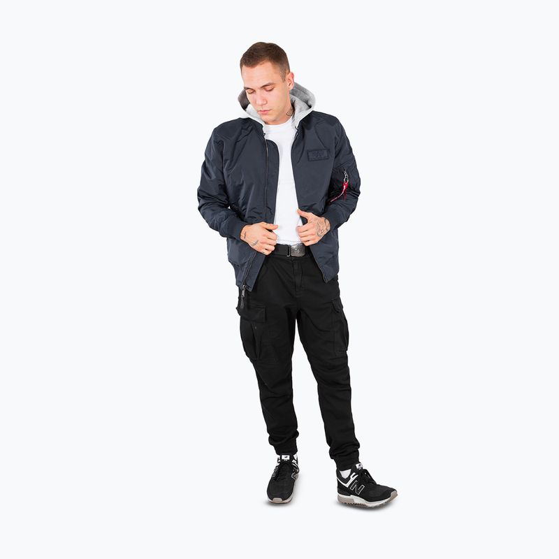 Alpha Industries Herrenjacke MA-1 TT Two Tone Hood rep.blue 2