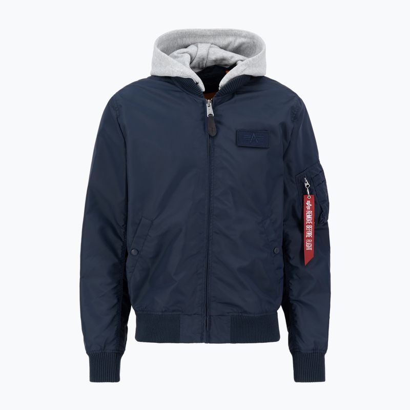 Alpha Industries Herrenjacke MA-1 TT Two Tone Hood rep.blue 4